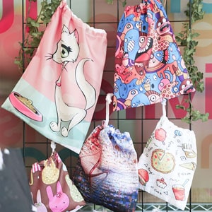 Custom Drawstring Pouches - Photo