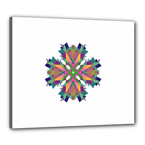 Modern Art Canvas 24  X 20  (framed) by Siebenhuehner