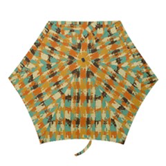 Shredded Abstract Background Mini Folding Umbrella by LalyLauraFLM