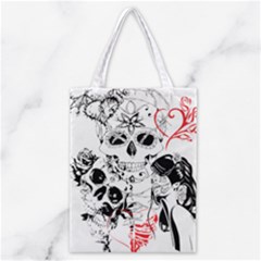 Skull Love Affair Classic Tote Bag by vividaudacity