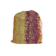 Scattered Pieces Drawstring Pouch (large) by LalyLauraFLM