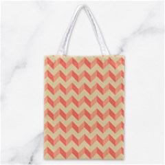 Modern Retro Chevron Patchwork Pattern Classic Tote Bag by GardenOfOphir