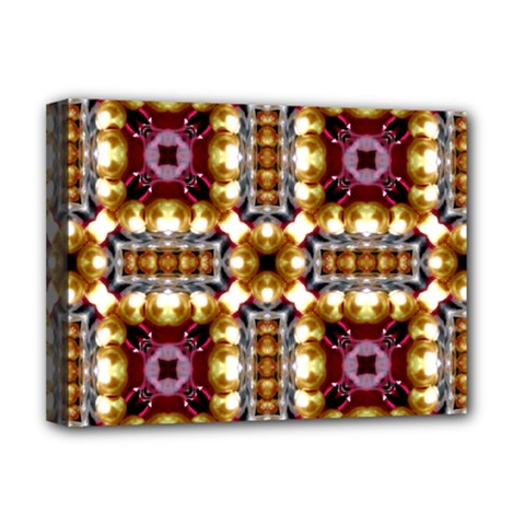 Cute Pretty Elegant Pattern Deluxe Canvas 16  X 12  (framed) 