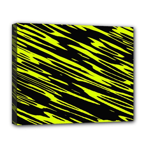 Camouflage Deluxe Canvas 20  X 16  (stretched) by LalyLauraFLM