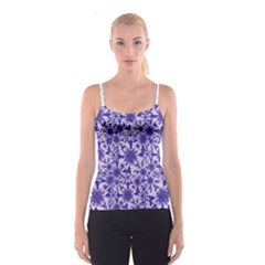 Decorative Floral Print Spaghetti Strap Top by dflcprintsclothing