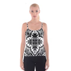 Doodle Cross  Spaghetti Strap Top by KirstenStar