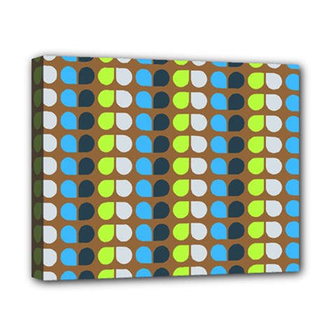 Colorful Leaf Pattern Canvas 10  X 8  by GardenOfOphir