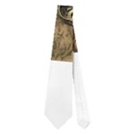 Elegant Clef With Floral Elements On A Background With Damasks Neckties (Two Side) 