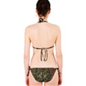 Elegant Clef With Floral Elements On A Background With Damasks Bikini Set View2