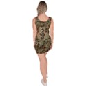 Elegant Clef With Floral Elements On A Background With Damasks Bodycon Dresses View4