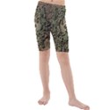 Elegant Clef With Floral Elements On A Background With Damasks Kid s swimwear View1