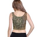Elegant Clef With Floral Elements On A Background With Damasks Crop Top View3