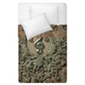 Elegant Clef With Floral Elements On A Background With Damasks Duvet Cover (Single Size) View2