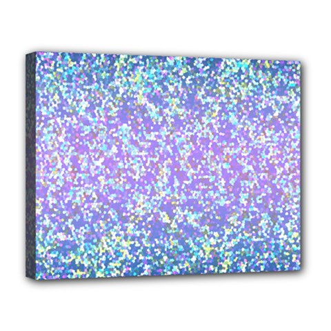 Glitter 2 Canvas 14  X 11  by MedusArt