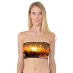 Wonderful Sunset In  A Fantasy World Women s Bandeau Tops by FantasyWorld7