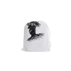 Cool Young Long Hair Man With Glasses Drawstring Pouches (xs) 