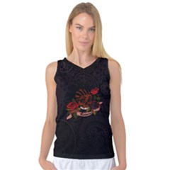 Forever Skull : Women s Basketball Tank Top by Xnvy