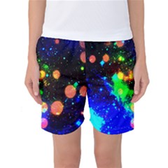 Cosmic Scenery Women s Basketball Shorts by sirhowardlee