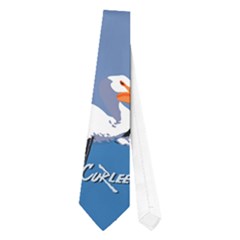 Abstract Pelicans Seascape Tropical Pop Art Neckties (one Side)  by WaltCurleeArt
