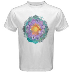 Radiant Lotus Mandala Men s Cotton Tee by Contest2484365
