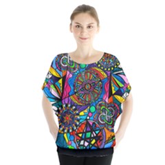 Soul Retrieval - Batwing Chiffon Blouse