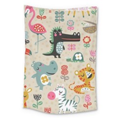 Cute Cartoon Large Tapestry by Brittlevirginclothing
