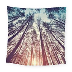 Up View Forest Square Tapestry (large) by Brittlevirginclothing
