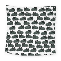 Black Cat Square Tapestry (large) by Brittlevirginclothing