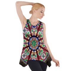 Church Window Window Rosette Side Drop Tank Tunic
