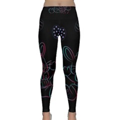 Easter Bunny Hare Rabbit Animal Classic Yoga Leggings by Amaryn4rt