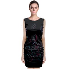 Easter Bunny Hare Rabbit Animal Classic Sleeveless Midi Dress by Amaryn4rt