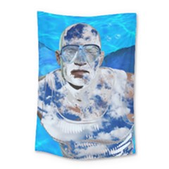 Swimming Angel Small Tapestry by Valentinaart