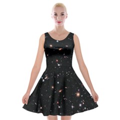 Extreme Deep Field Velvet Skater Dress by SpaceShop