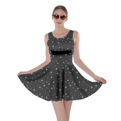 Starry Gray Night Skater Dress by CoolDesigns