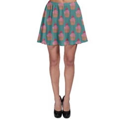 Blue Cupcake Pattern Skater Dress by CoolDesigns