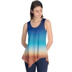 Desert Gradient Tie Dye Tunic Top by CoolDesigns