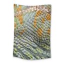Macro Of Chameleon Skin Texture Background Small Tapestry View1