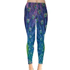 Amazing Peacock Leggings  by Simbadda