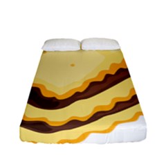 Sandwich Biscuit Chocolate Bread Fitted Sheet (full/ Double Size)