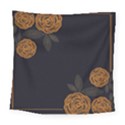 Floral Roses Seamless Pattern Vector Background Square Tapestry (Large) View1