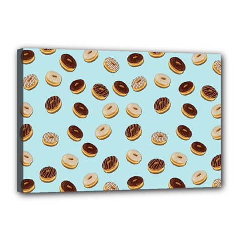 Donuts Pattern Canvas 18  X 12 