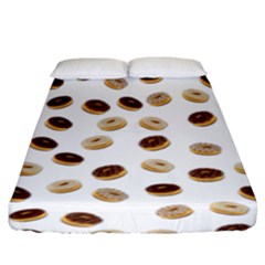 Donuts Pattern Fitted Sheet (king Size)