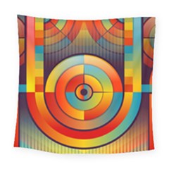 Abstract Pattern Background Square Tapestry (large) by Nexatart