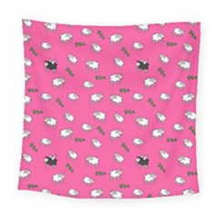 Sweet Dreams  Square Tapestry (large) by Valentinaart
