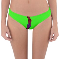 Egg Line Rainbow Green Reversible Hipster Bikini Bottoms