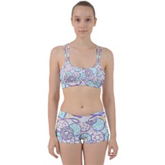 Donuts Pattern Women s Sports Set