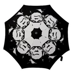 Frankenstein s Monster Halloween Hook Handle Umbrellas (small) by Valentinaart