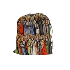 All Saints Christian Holy Faith Drawstring Pouches (large) 