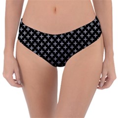 White Cross Reversible Classic Bikini Bottoms