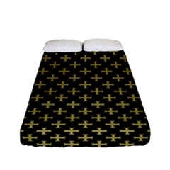 Yellow Cross Fitted Sheet (full/ Double Size)